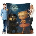 thumbnail image 1 of Throw Blanket for Ballerina Cappuccina Tung Tung Sahur Bed Couch Soft Warm Flannel Blanket for Kids Girls Boys Gifts Home Decor 60x80 Inch, 1 of 2