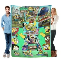 Throw Blanket for Big City Greens Bed Couch Home Decor Soft Warm Flannel Blanket for Kids Boys Girls Gifts 30x40 Inch