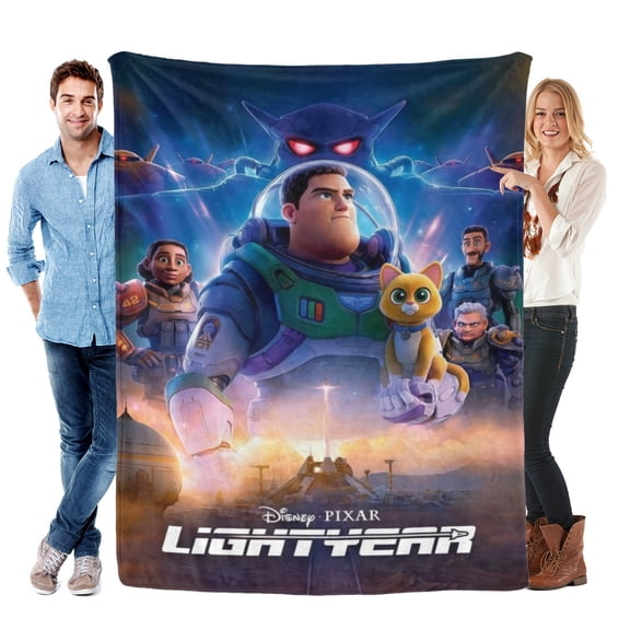 Throw Blanket for Buzz Lightyear Soft Warm Bed Couch Flannel Blanket for Kids Boys Girls Gifts Home Decor 30x40 Inch