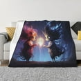 thumbnail image 1 of Throw Blanket for Couch, Dreamy Forest Elf Soft Comfy Warm Plush Throw Blanket, Lightweight Cozy Fuzzy Flannel Blanket & Throws for Sofa Bed, 1 of 7