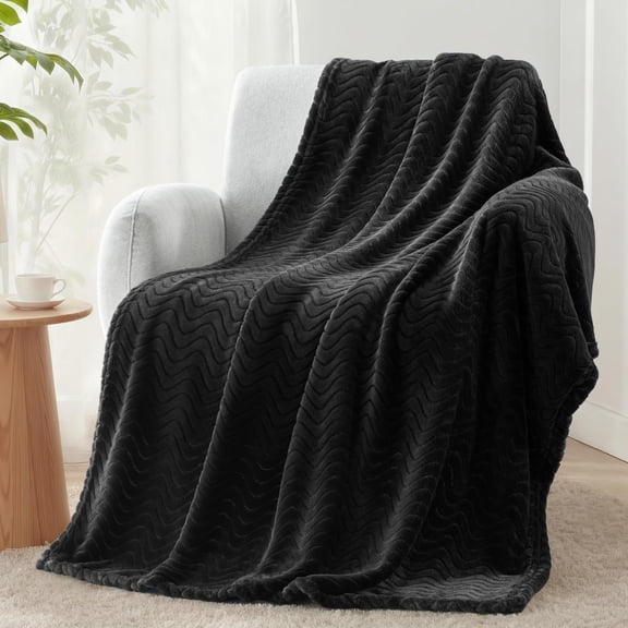Throw Blanket for Couch, Lightweight Jacquard Bed Blanket for Spring Summer, Soft Cozy Breathable Throws, Celadon, 50x70 Inches