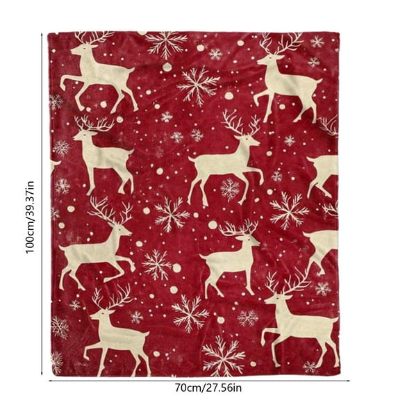 Throw Blanket for Couch Qwtwty Christmas Blanket Throws Sofa Breathable Fuzzy Blanket Machines Washable