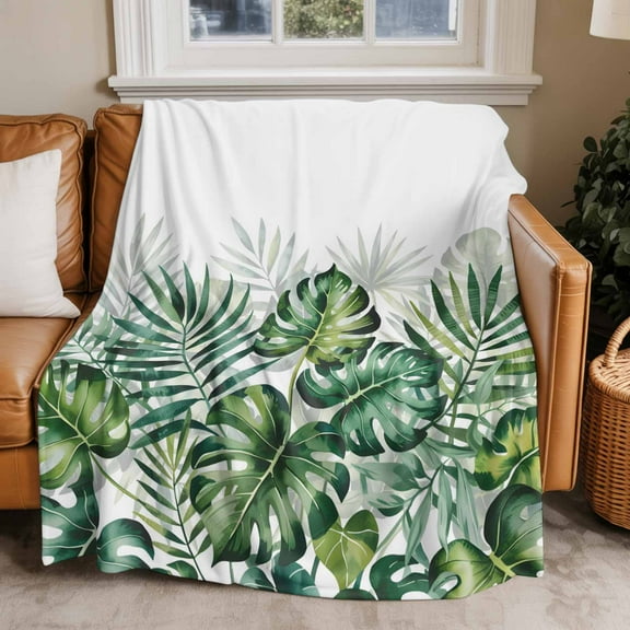 Throw Blanket for Couch Soft Fleece Flannel Blankets Cozy Lightweight Blanket for Home Sofa Living Room Bed Throws 60" x 80"