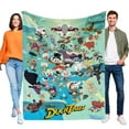 thumbnail image 1 of Throw Blanket for Duck Tales Soft Warm Bed Couch Flannel Blanket for Kids Boys Girls Gifts Home Decor 40x50 Inch, 1 of 7