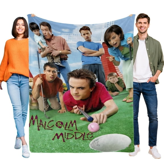 Throw Blanket for Malcolm in the Middle Bed Couch Soft Warm Flannel Blanket for Kids Boys Girls Gifts Home Decor 30x40 Inch
