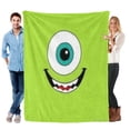 thumbnail image 1 of Throw Blanket for Monster University Bed Couch Soft Warm Flannel Blanket for Kids Girls Boys Gifts Home Decor 30x40 Inch, 1 of 5