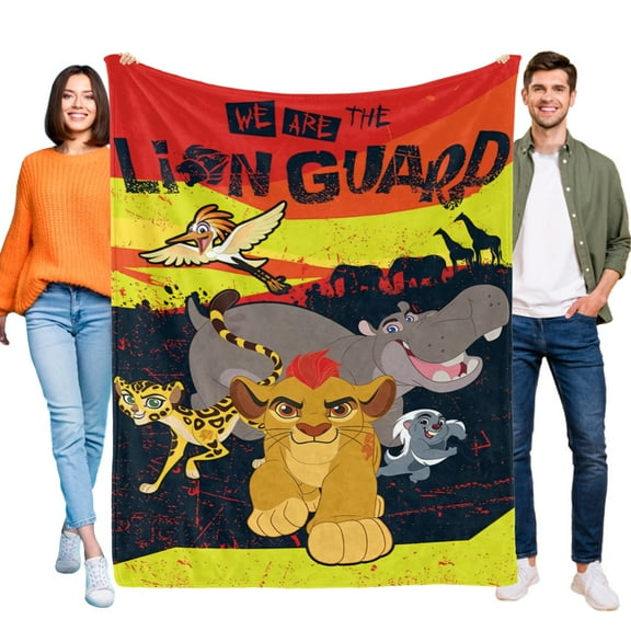 Throw Blanket for The Lion Guard Bed Couch Flannel Blanket for Kids Boys Girls Gifts Soft Warm Home Decor 30x40 Inch