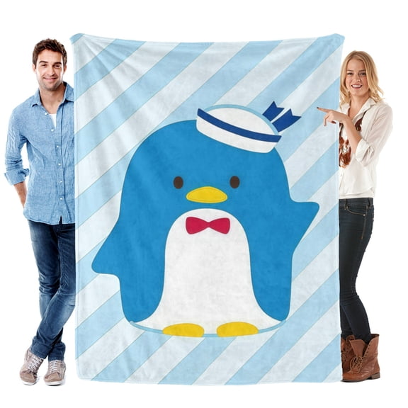 Throw Blanket for Tuxedo Sam Bed Couch Home Decor Flannel Blanket for Kids Boys Girls Gifts Soft Warm 30x40 Inch