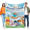 thumbnail image 1 of Throw Blanket for Winnie-the-Pooh Bed Couch Soft Warm 50x60 Inch Flannel Blanket for Kids Boys Girls Gifts Home Decor, 1 of 7
