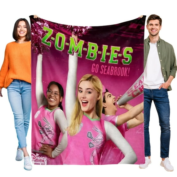 Throw Blanket for Zombies Bed Couch Flannel Blanket for Kids Boys Girls Gifts Soft Warm Home Decor 50x60 Inch