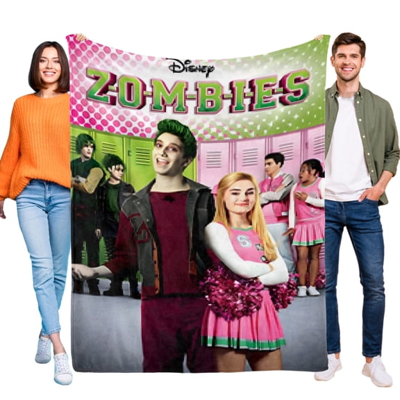 Throw Blanket for Zombies Bed Couch Soft Warm 50x60 Inch Flannel Blanket for Kids Boys Girls Gifts Home Decor