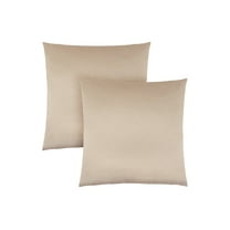 Pillows, Set Of 2, 18 X 18 Square, Insert Included, Decorative Throw, Accent, Sofa, Couch, Bedroom, Gold Hypoallergenic Polyester, Modern