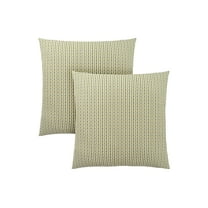Pillows, Set Of 2, 18 X 18 Square, Insert Included, Decorative Throw, Accent, Sofa, Couch, Bedroom, Green Hypoallergenic Polyester, Modern
