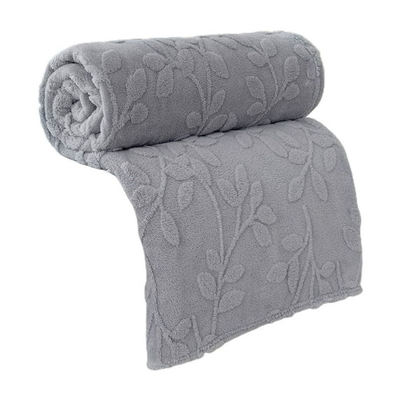 Throw Blankets Solid Color Winter Blanket Taffeta Solid Color Jacquards Multifunctional Blanket Nap Blanket Office Blanket Holiday Gift