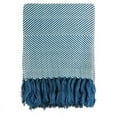 thumbnail image 1 of Throw Blue Luxury Chevron, 1 of 3