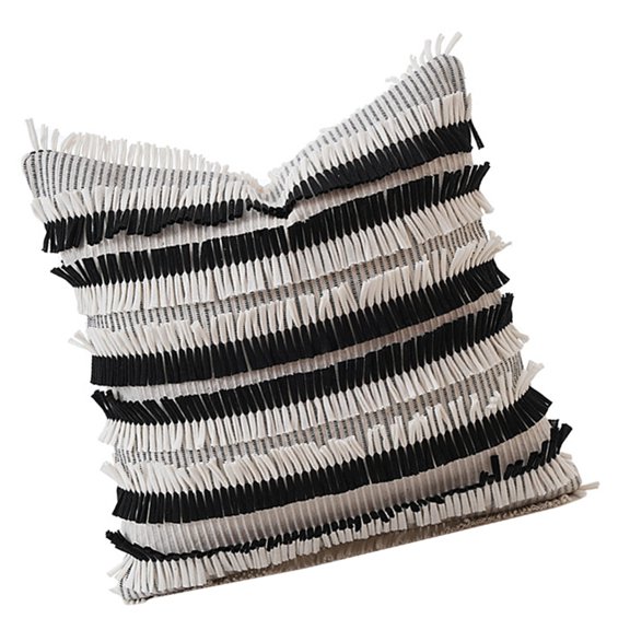 Throw Cushion Cover Cotton Pillowcase 45x45cm Geometric Pattern Skin Friendly Home Decoration Accessory