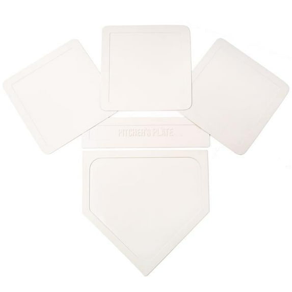 Throw Down White Baseball Base