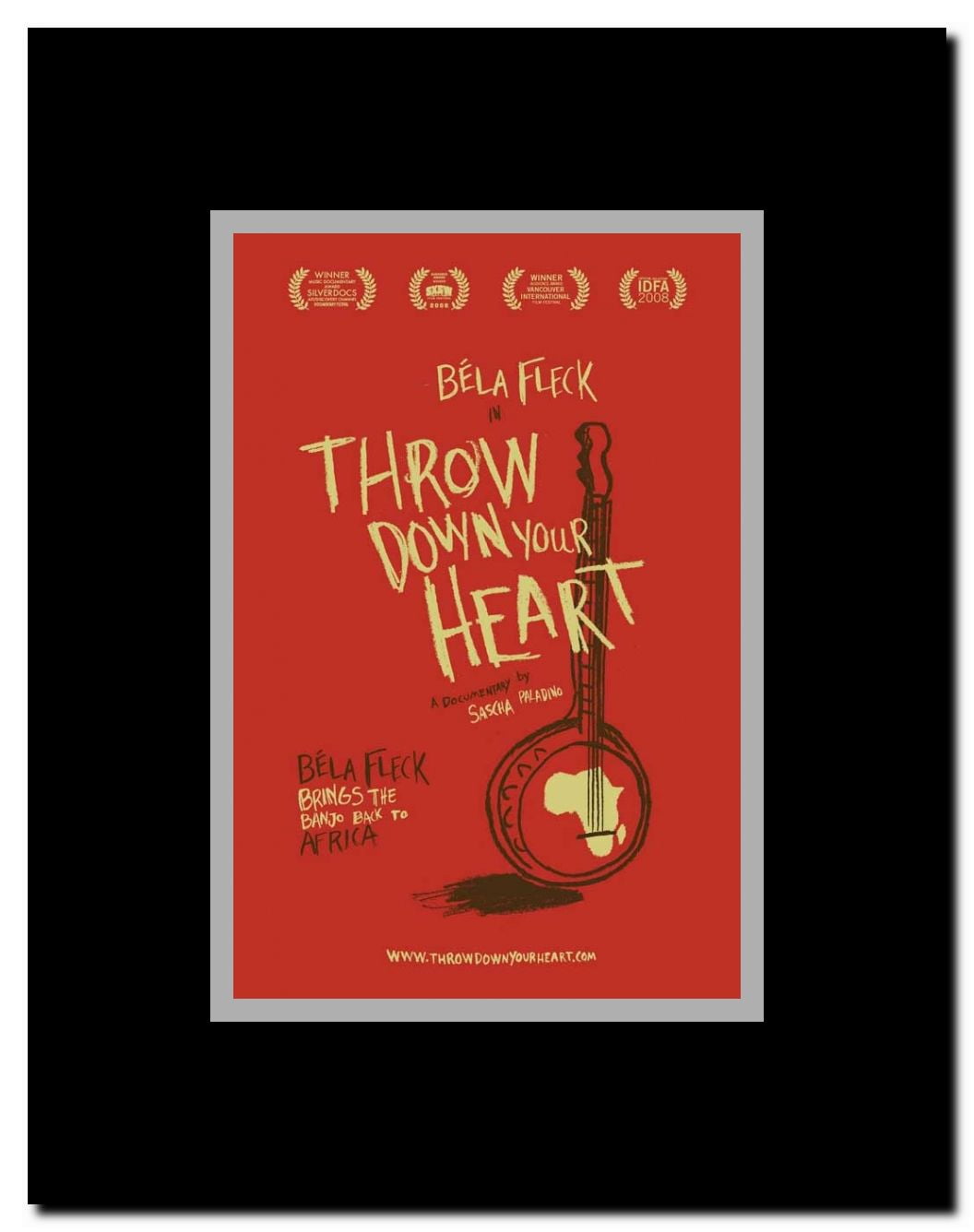 Throw Down Your Heart Framed Movie Poster