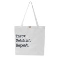 thumbnail image 1 of Throw Fetchin' Repeat Embroidered Tote Bag, 1 of 3