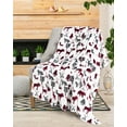 thumbnail image 1 of Safdie & Co. 48x60" Flannel Moose & Bear Baby Ultra-Soft Throw in Multi-Color, 1 of 2