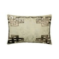 thumbnail image 1 of Throw Lumbar Pillow Covers Ivory 12x16 inch (30x 40 cm) Rectangular Throw Oblong Pillows For Couch, Velvet Greek & Applique & Foil, Geometric Pattern, Modern Style - Greek Zeus, 1 of 2