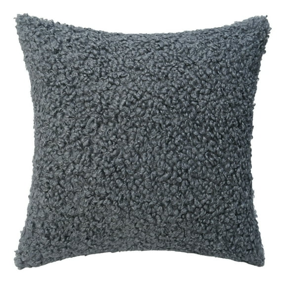 Throw Pillow 18x18 Inch Soft Wool Boucle Textured Cushion Case Modern Home Decor for Couch Sofa Bed Living Room Accent Pillows Cozy Comfort for Reading Relaxing Lounging