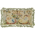 thumbnail image 1 of Throw Pillow Aubusson Silk Hand-Woven CW-128, 1 of 2