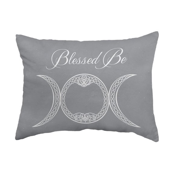 Throw Pillow Blessed Be