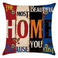 thumbnail image 1 of Throw Pillow Case Linen Delicate Pattern Throw Pillow Cover Simple Cushion Cover Home Adornment Without Pillow Core For Sofa Bench Home, 1 of 6
