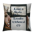 thumbnail image 1 of Throw Pillow Case Pillow Covers Design Text/Love Cushion Covers PillowcaseSided Printing for Car Sofa Bed Couch All-Season, 1 of 5