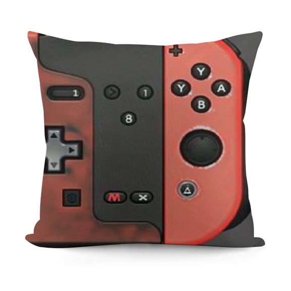 Throw Pillow Cases- Gamer Gifts for Teen Boys - Soft Gaming Throw Pillow Cases Cushion Covers for Living Room Bedroom Game Room Decor