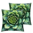 thumbnail image 1 of Throw Pillow Cases Succulent Plants Green Cactus Flower Decorative Home Chair Super Soft Cushion Cover Standard, 1 of 7