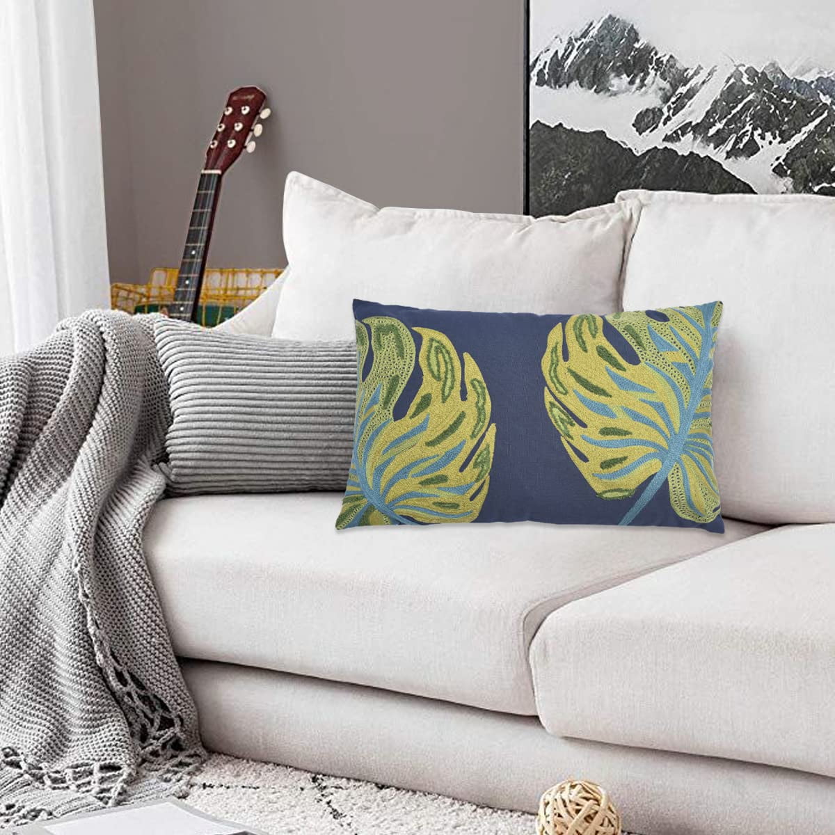 Cushion decor on sofa cheap