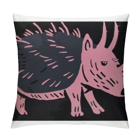 Throw Pillow Cover, Couch Pillow Covers, Sofa Pillow Covers, Crocodile Hippo Cartoon Animal, Pillow Covers Decorative, Throw Pillows Covers
