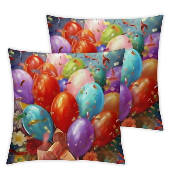 Throw Pillow Cover, Couch Pillows Covers, Throw Pillow Cases, Easter Tulip Eggs, Throw Pillow Covers for Couch, Throw Pillows Covers