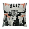 thumbnail image 1 of Throw Pillow Cover, Cow Skull Cactus, Soft Decorative Pillowcases Sleeper Cushion Covers for Couch Bed Sofa, Ideal Cushion Covers Gift for Friends Family Colleagues - 13, 1 of 5