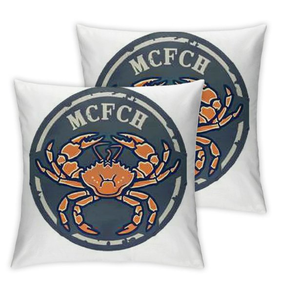 Throw Pillow Cover Nautical Crab Hand Drawn Lettering Sea Theme Animal Pattern Marine Coastal Rectangular Throw Pillow Covers for Couch Sofa Home Decor