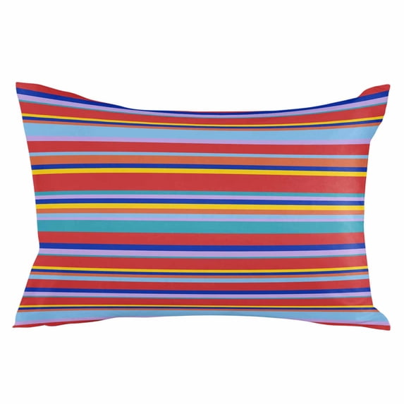 Throw Pillow Cover, Pillowcase Protectors with Zipper, Breathable Decorative Lumbar Pillow Case Cover, Pillow Shams for Couch Sofa 12x20Inch