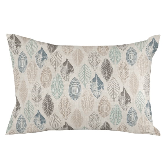 Throw Pillow Cover, Pillowcase Protectors with Zipper, Breathable Decorative Lumbar Pillow Case Cover, Pillow Shams for Couch Sofa 12x20Inch