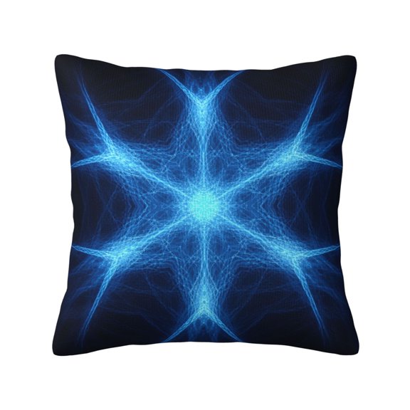 Throw Pillow Cover Sacred Geometry Patterns Decorative Print Pillow Case Home Decor For Living Room Sofa Couch 18x18