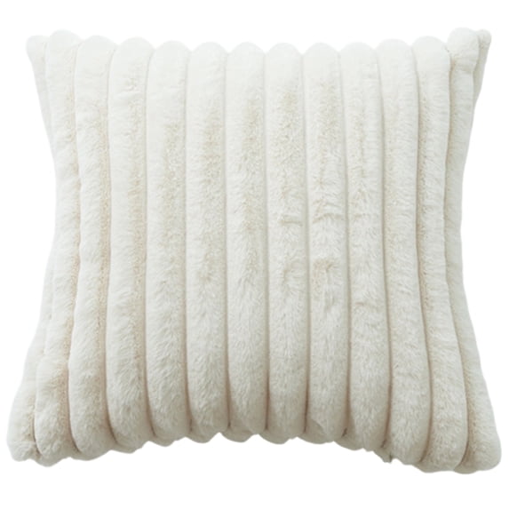 Throw Pillow Cover Soft Plush 19.7 Inch Square 1 Piece For Couch Sofa Bedroom Living Room