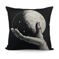 thumbnail image 1 of Throw Pillow CoverCute Magic Tattoo Full Rays Decor Linen Cushion Cover for Sofa Couch Bed, 1 of 5