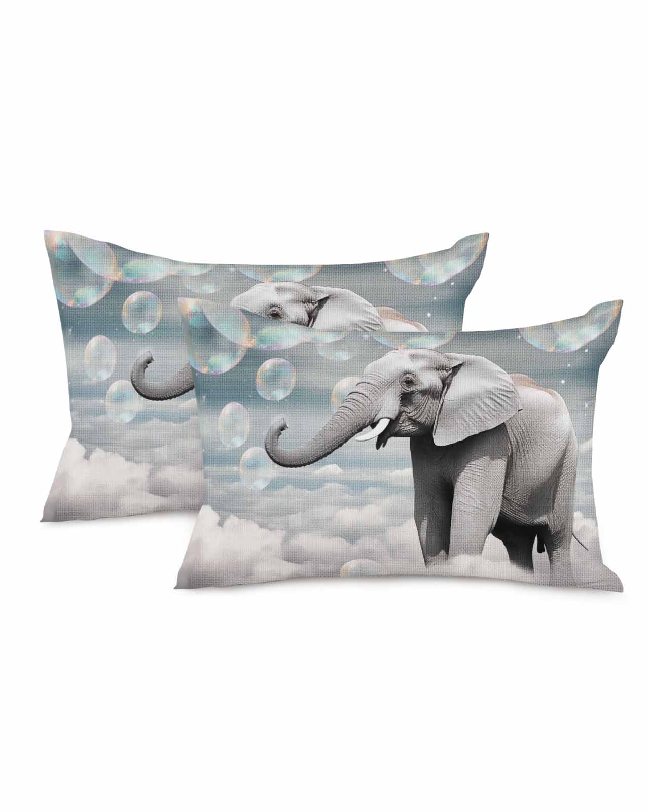 Lofaris Halloween Throw Pillow Covers Set Of 4 - 18x18 Inch Vintage Spooky Designs For Couch, Farmhouse Decor