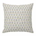 thumbnail image 1 of Throw Pillow Covers 16x16 Inch, Blue Flowers Decorative Pillow Cases for Couch Sofa Bed, Nature Seasonal Botanical Floral Herbs Cotton Linen Square Home Decor Pillowcases with Hidden Zipper, 1 of 9