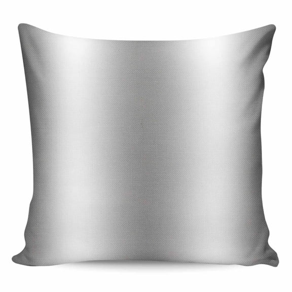 Throw Pillow Covers 16x16 Inch, Grey White Decorative Pillow Cases for Couch Sofa Bed, Gray Farmhouse Modern Rustic Cotton Linen Square Home Decor Pillowcases with Hidden Zipper
