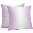 thumbnail image 1 of Throw Pillow Covers 16x16 Inch Set of 2, Light Purple Ombre Waterproof Outdoor Pillow Covers, Modern Gradient Abstract Art Decorative Cushion Pillowcases for Couch, Sofa, Bed, Garden, Patio, 1 of 9