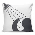 thumbnail image 1 of Throw Pillow Covers 16x16 Inch, Sloths Showering Decorative Pillow Cases for Couch Sofa Bed, Modern Abstract Art Funny Animals Cotton Linen Square Home Decor Pillowcases with Hidden Zipper, 1 of 7