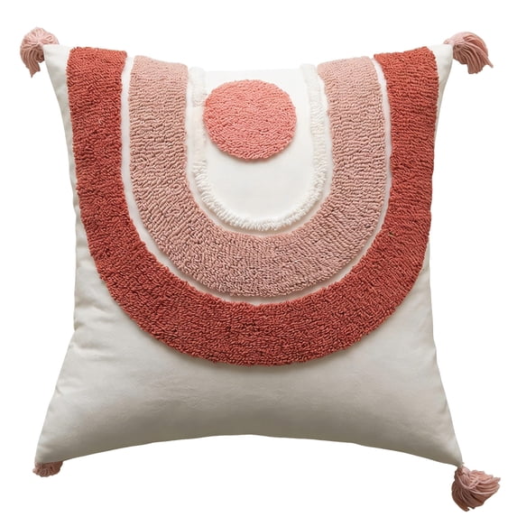 Throw Pillow Covers 18x18 Inch, Decorative Square Pillowcases, Farmhouse Holiday Cushion Covers for Couch Sofa Living Room Bedroom Outdoor Home Decor