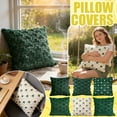 thumbnail image 1 of Throw Pillow Covers 18x18 Inch, Embroidered Decorative Square Pillowcases, Farmhouse Holiday Cushion Covers for Couch Sofa Living Room Bedroom Outdoor Home Decor, 1 of 9