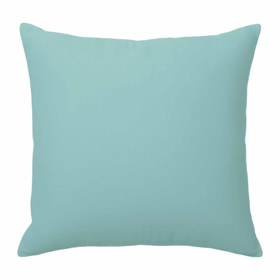 Throw Pillow Covers 18x18 Inch, Pure Mint Green Decorative Pillow Cases for Couch Sofa Bed, Modern Solid Color Minimalist Art Cotton Linen Square Home Decor Pillowcases with Hidden Zipper
